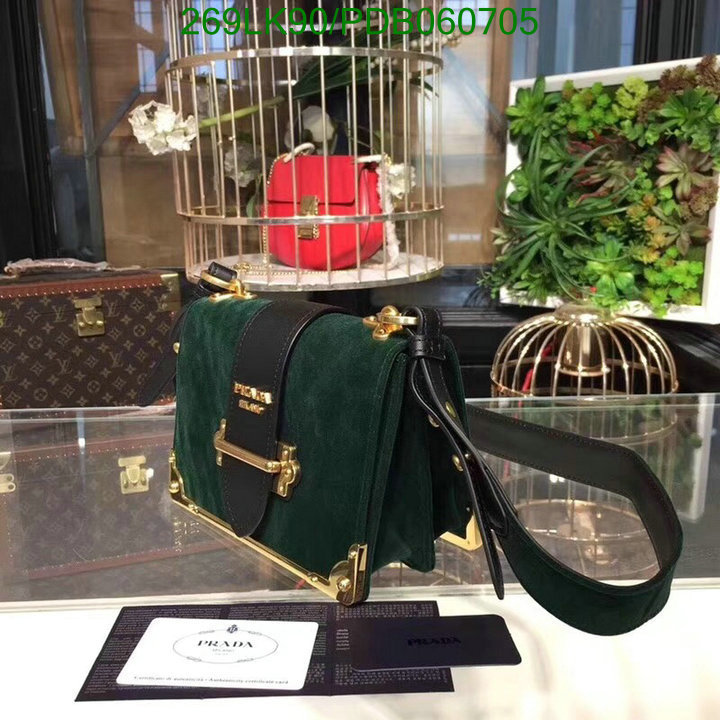 Prada Bag-(Mirror)-Diagonal-,Code: PDB060705,$: 269USD