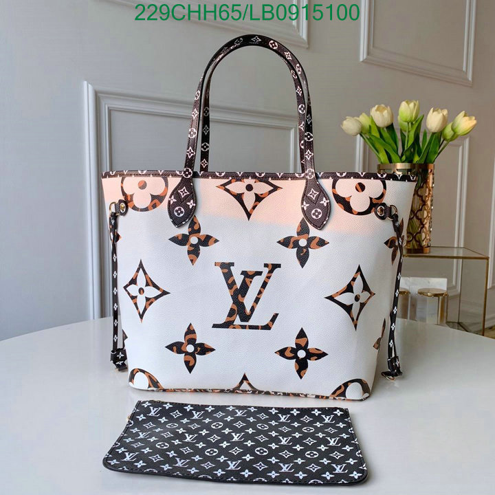 LV Bags-(Mirror)-Neverfull-,Code: LB0915100,$:229USD