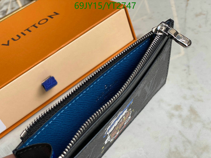 LV Bags-(Mirror)-Wallet-,Code: YT2747,$: 69USD