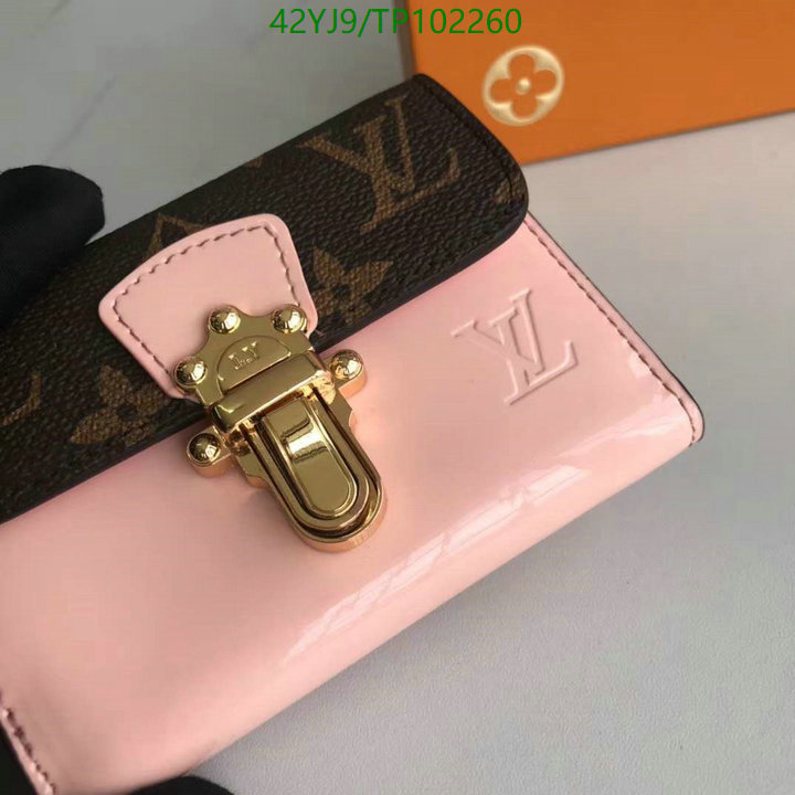 LV Bags-(4A)-Wallet-,Code: TP102260,$: 42USD