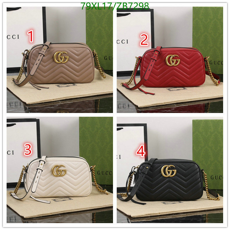 Gucci Bag-(4A)-Marmont,Code: ZB7298,$: 79USD