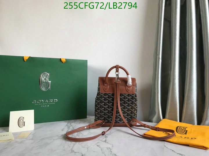 Goyard Bag-(Mirror)-Backpack-,Code: LB2794,$: 255USD