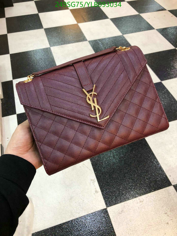 YSL Bag-(Mirror)-Envelope Series,Code: YLB093034,$: 249USD