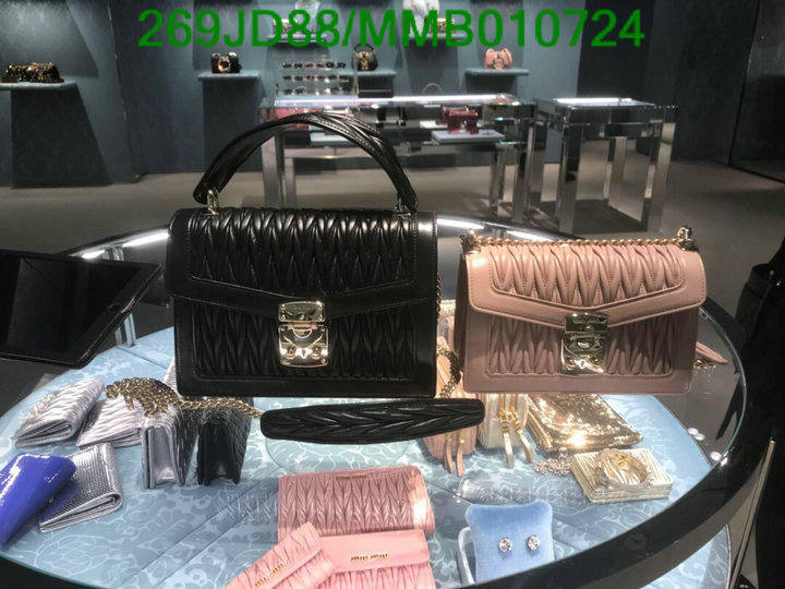 Miu Miu Bag-(Mirror)-Diagonal-,Code: MMB010724,$: 269USD