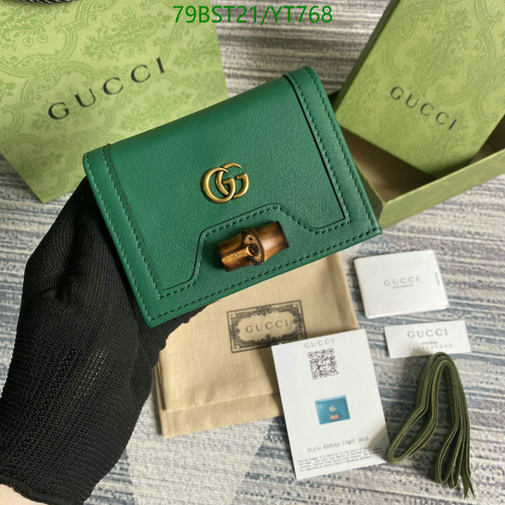 Gucci Bag-(Mirror)-Wallet-,Code: YT768,$: 79USD