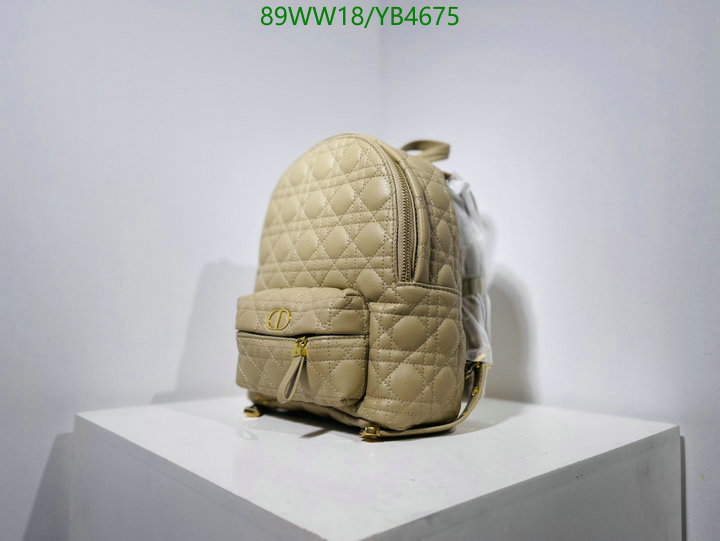 Dior Bags-(4A)-Backpack,Code: YB4675,$: 89USD