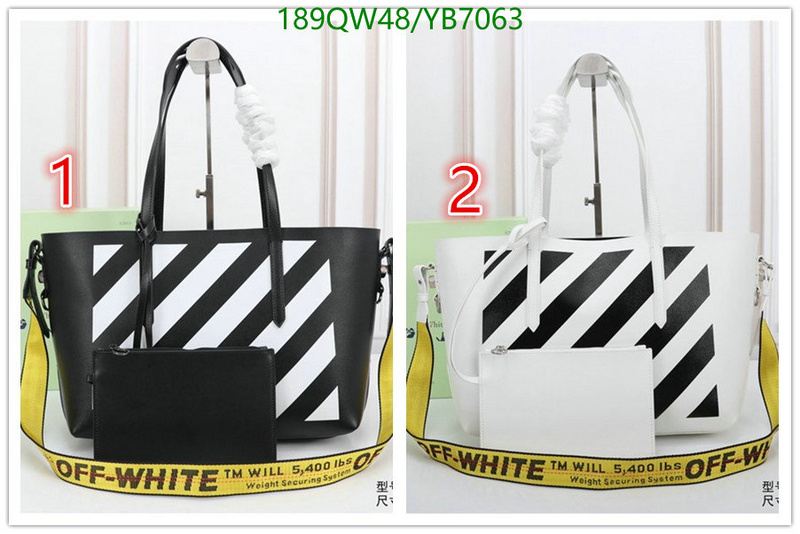 Off-White Bag-(Mirror)-Handbag-,Code: YB7063,$: 189USD