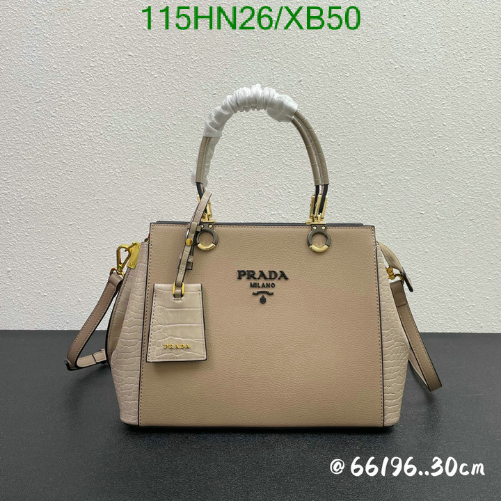 Prada Bag-(4A)-Handbag-,Code: XB50,$: 115USD