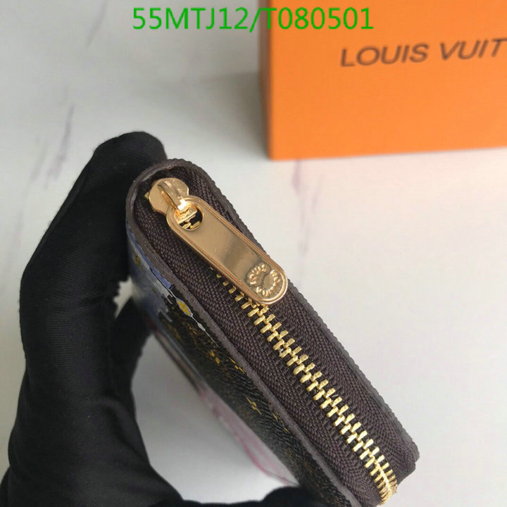 LV Bags-(4A)-Wallet-,Code: T080501,$: 55USD