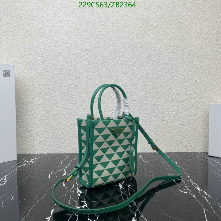 Prada Bag-(Mirror)-Diagonal-,Code: ZB2364,$: 229USD
