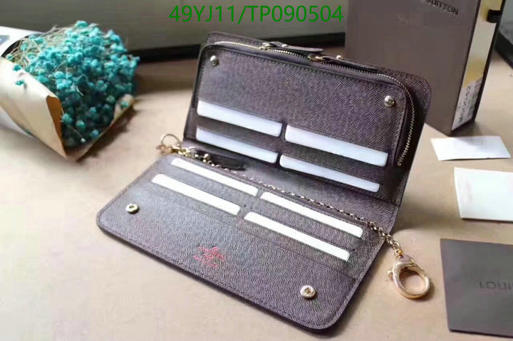 LV Bags-(4A)-Wallet-,Code: TP090504,$: 49USD