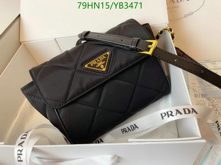 Prada Bag-(4A)-Diagonal-,Code: YB3471,$: 79USD