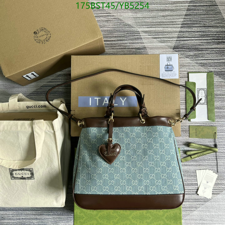 Gucci Bag-(Mirror)-Handbag-,Code: YB5254,$: 175USD