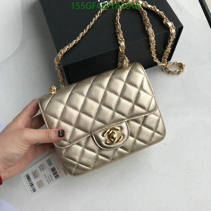 Chanel Bags -(Mirror)-Diagonal-,Code: YB2816,$: 155USD