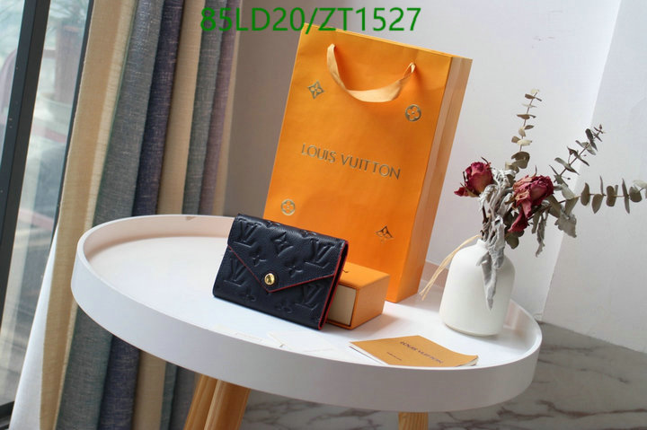 LV Bags-(Mirror)-Wallet-,Code: ZT1527,$: 85USD