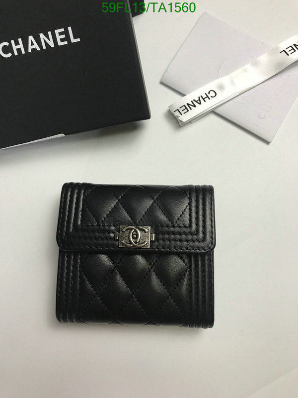 Chanel Bags ( 4A )-Wallet-,Code: TA1560,$: 59USD