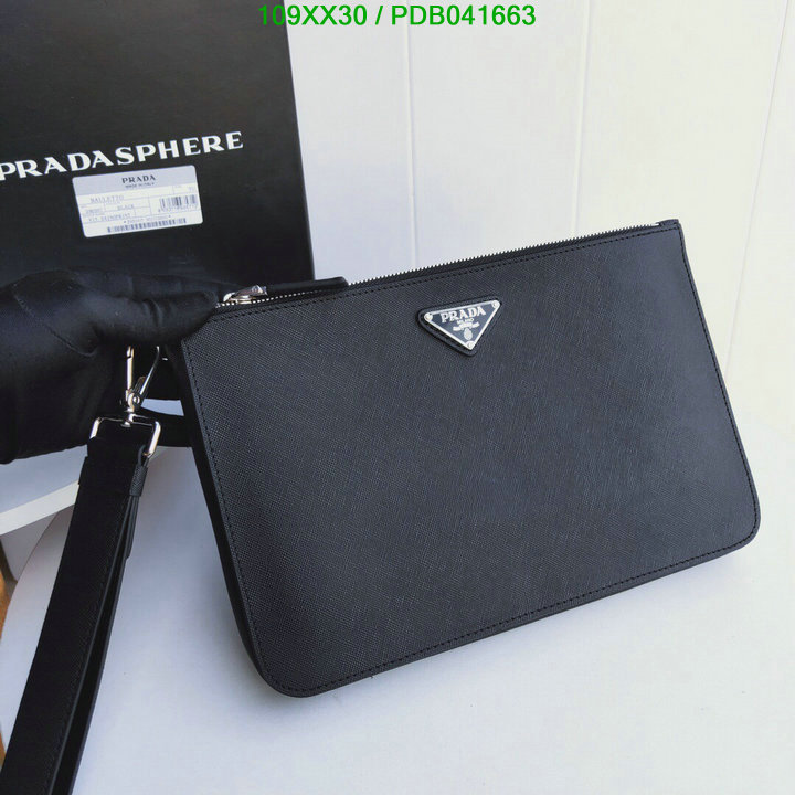 Prada Bag-(Mirror)-Clutch-,Code: PDB041663,$: 109USD