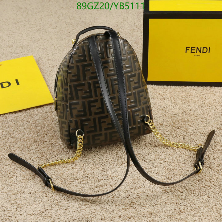 Fendi Bag-(4A)-Backpack-,Code: YB5111,$: 89USD
