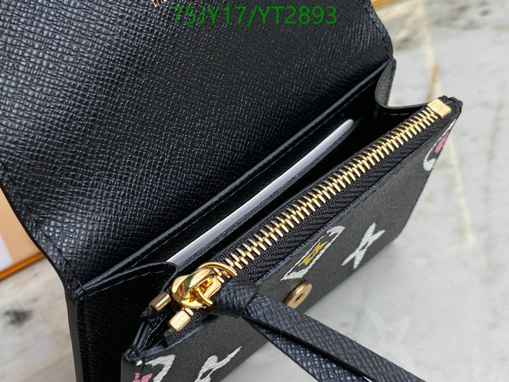 LV Bags-(Mirror)-Wallet-,Code: YT2893,$: 75USD