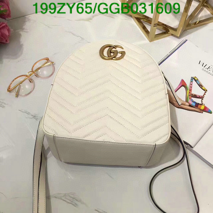 Gucci Bag-(Mirror)-Backpack-,Code: GGB031609,$: 199USD