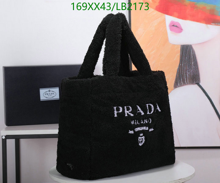 Prada Bag-(Mirror)-Handbag-,Code: LB2173,$: 169USD