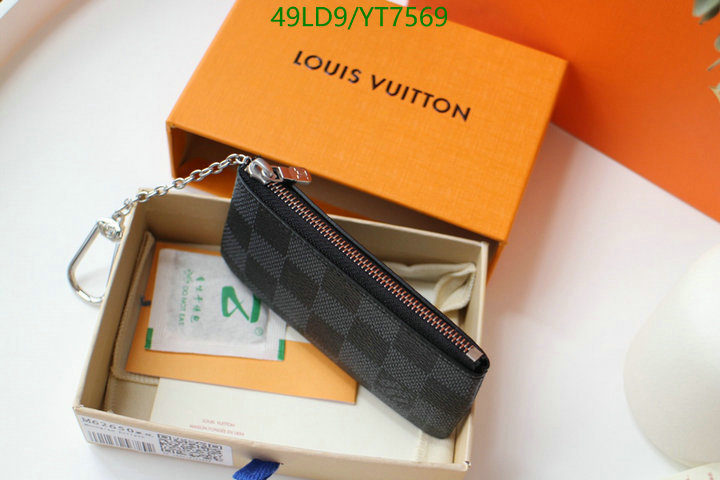 LV Bags-(Mirror)-Wallet-,Code: YT7569,$: 49USD