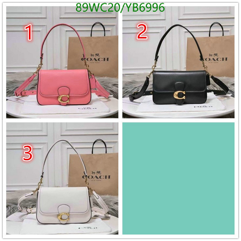 Coach Bag-(4A)-Handbag-,Code: YB6996,$: 89USD