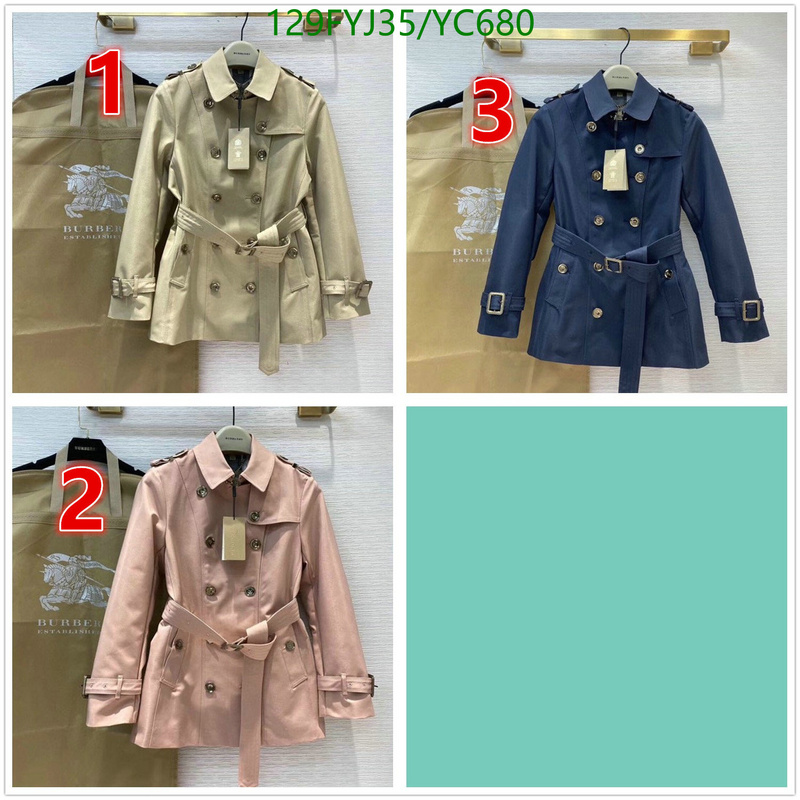 Down jacket Women-Burberry, Code: YC680,$: 129USD