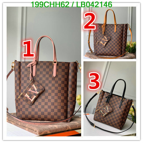 LV Bags-(Mirror)-Handbag-,Code: LB042146,$: 199USD