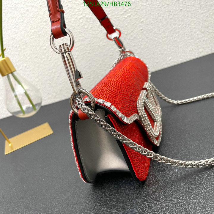 Valentino Bag-(4A)-LOC-V Logo ,Code: HB3476,$: 125USD