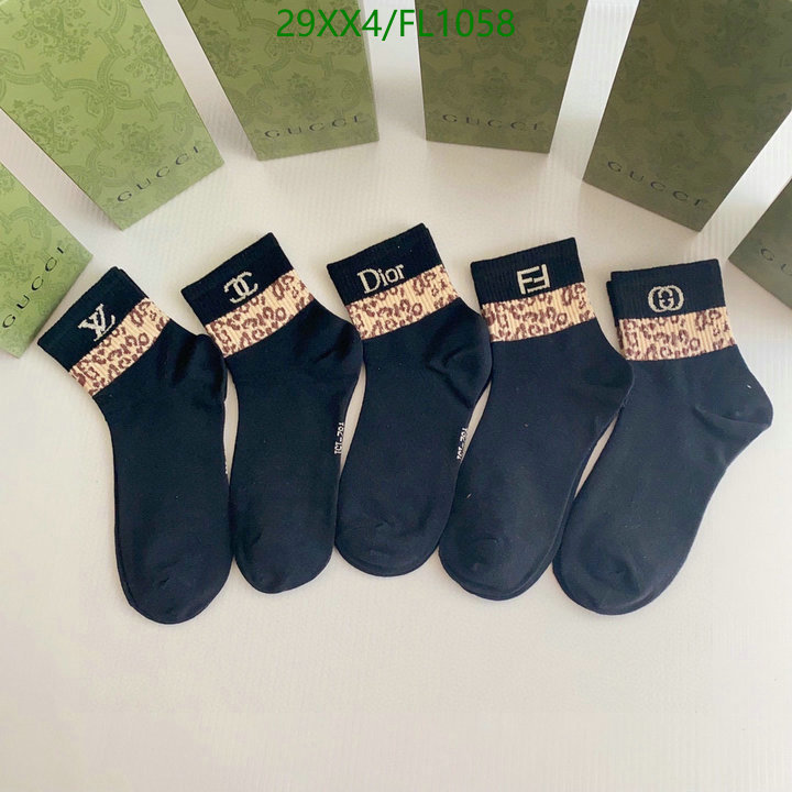 Sock-Gucci, Code: FL1058,$: 29USD