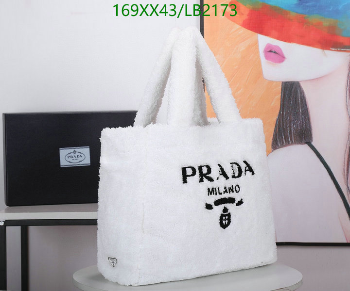 Prada Bag-(Mirror)-Handbag-,Code: LB2173,$: 169USD