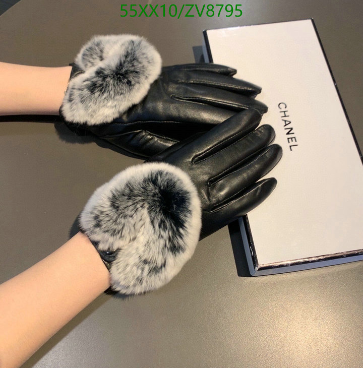 Gloves-Chanel, Code: ZV8795,$: 55USD