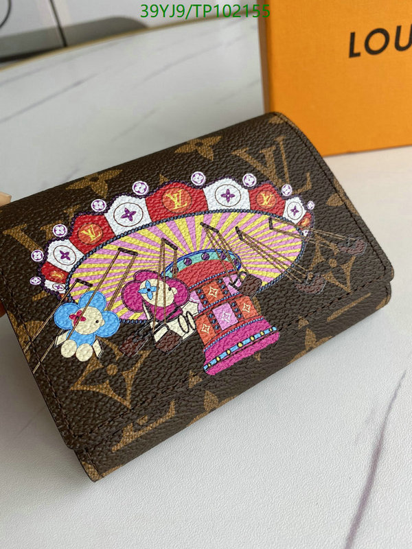 LV Bags-(4A)-Wallet-,Code: TP102155,$: 39USD