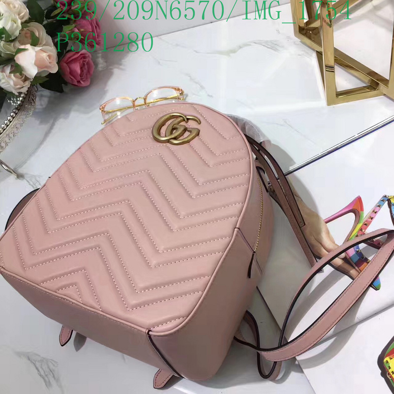 Gucci Bag-(Mirror)-Backpack-,Code: GGB112753,$: 239USD