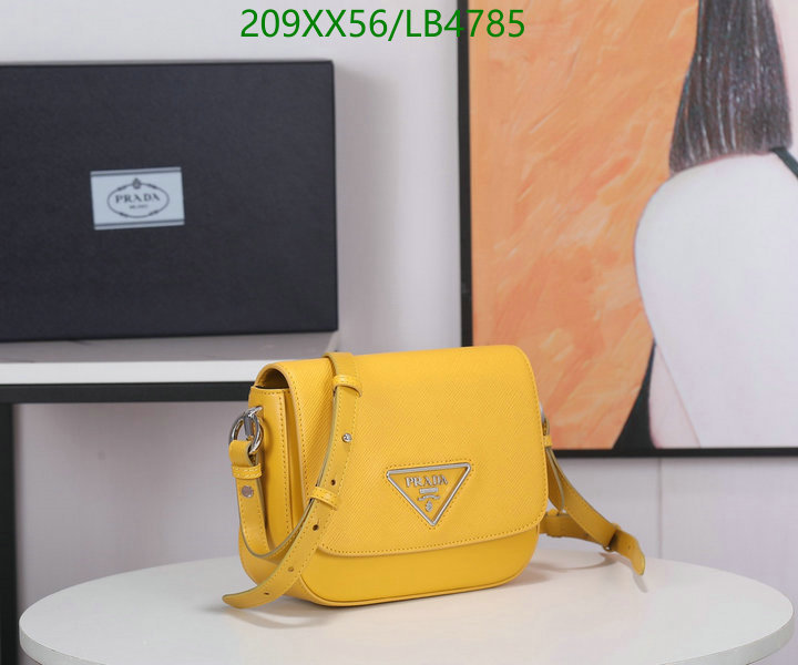 Prada Bag-(Mirror)-Diagonal-,Code: LB4785,$: 209USD