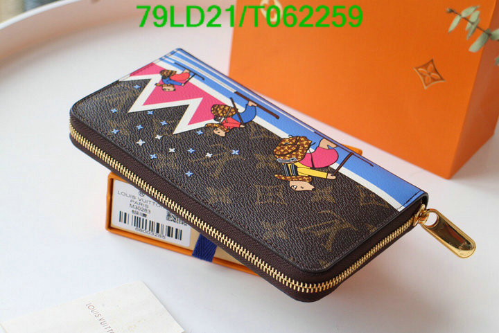 LV Bags-(Mirror)-Wallet-,Code: T062259,$: 79USD