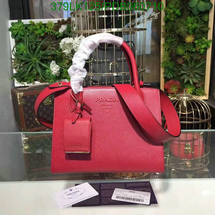 Prada Bag-(Mirror)-Handbag-,Code: PDB060710,$: 379USD