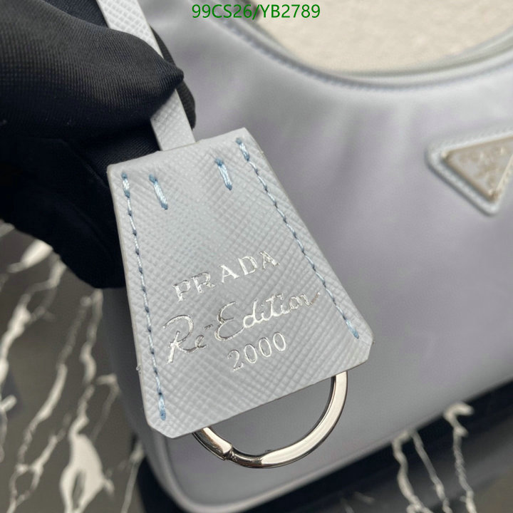 Prada Bag-(Mirror)-Re-Edition 2000,Code: YB2789,$: 99USD