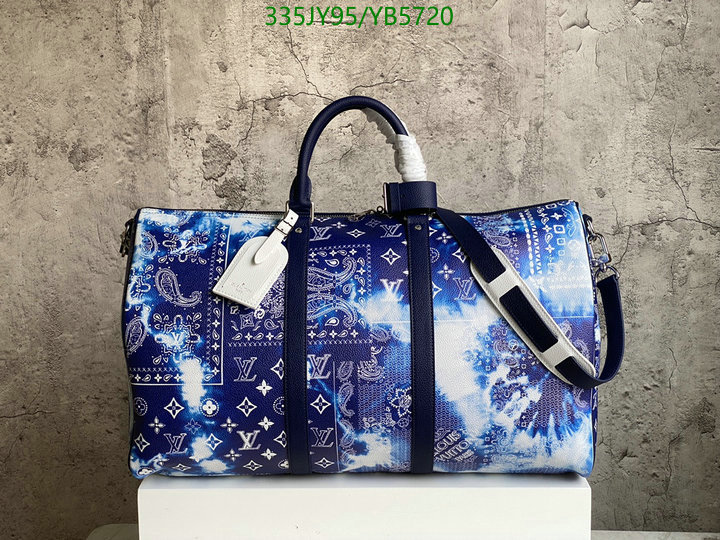 LV Bags-(Mirror)-Keepall BandouliRe 45-50-,Code: YB5720,$: 335USD