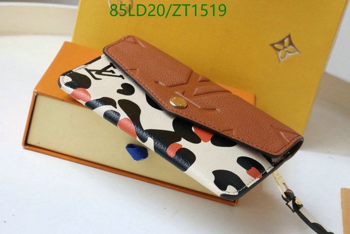 LV Bags-(Mirror)-Wallet-,Code: ZT1519,$: 85USD