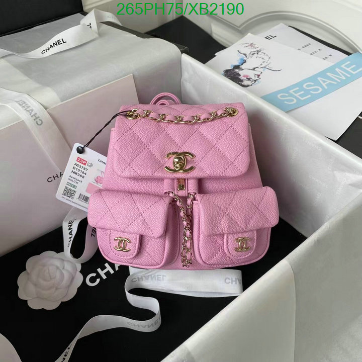 Chanel Bags -(Mirror)-Backpack-,Code: XB2190,$: 265USD