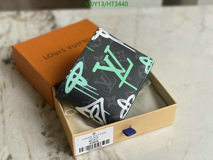 LV Bags-(Mirror)-Wallet-,Code: HT3440,$: 59USD