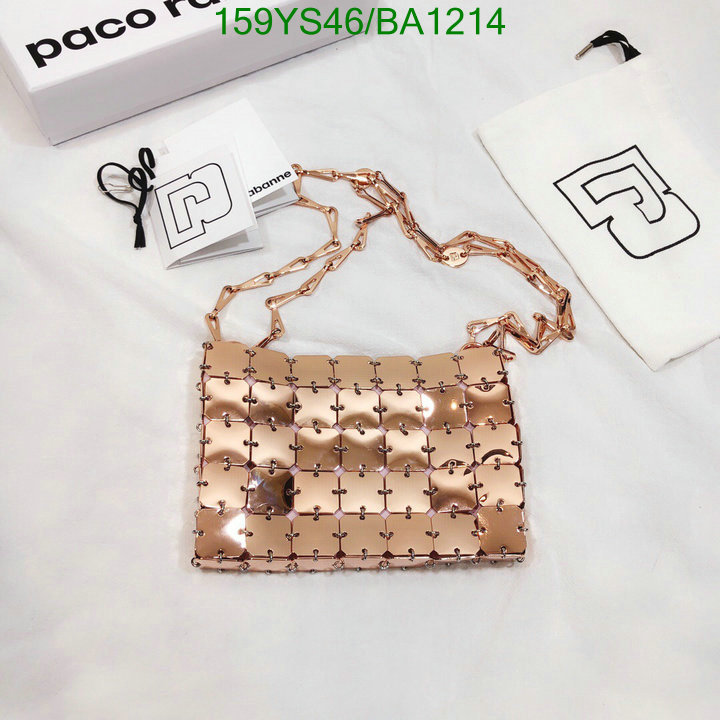 Paco Rabanne Bag-(4A)-Diagonal-,Code: BA1214,$:159USD