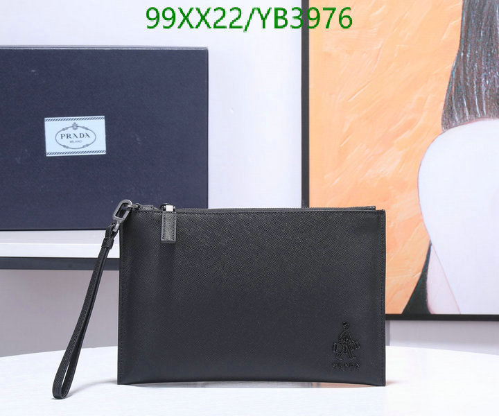 Prada Bag-(Mirror)-Clutch-,Code: YB3976,$: 99USD