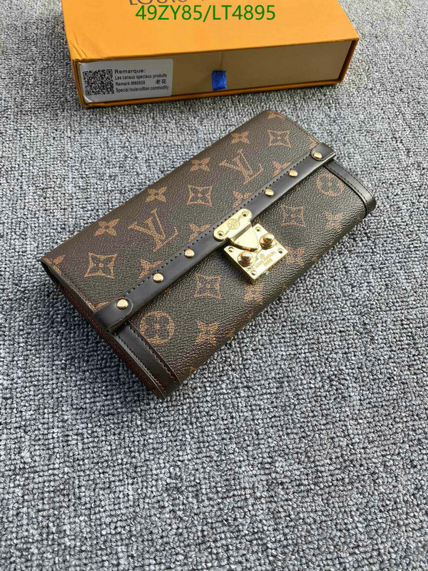 LV Bags-(4A)-Wallet-,Code: LT4895,$: 49USD