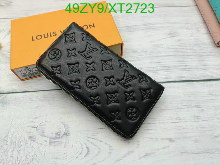 LV Bags-(4A)-Wallet-,Code: XT2723,$: 49USD