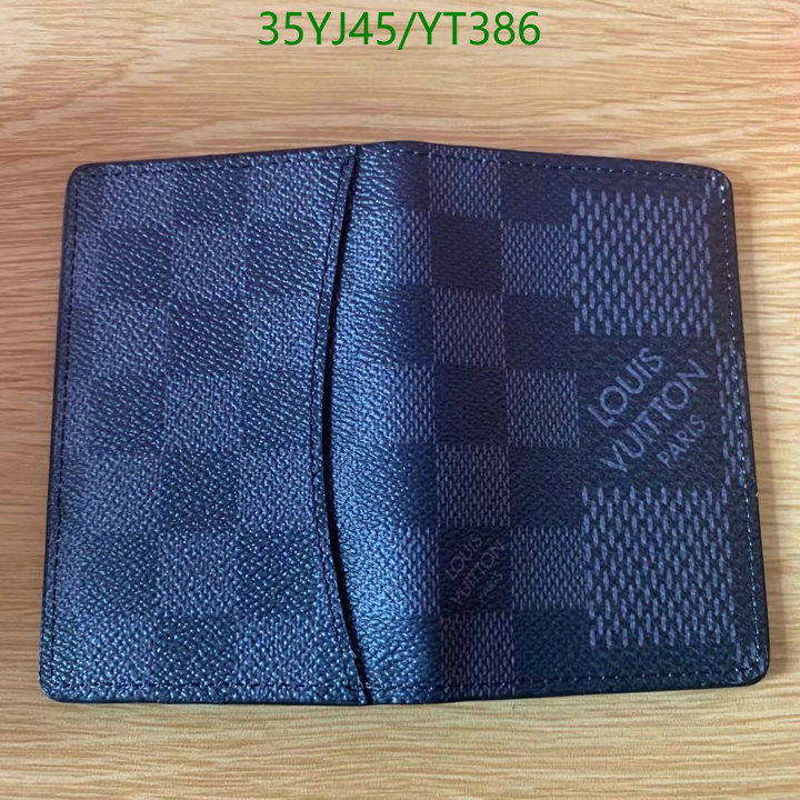 LV Bags-(4A)-Wallet-,Code: YT386,$: 35USD