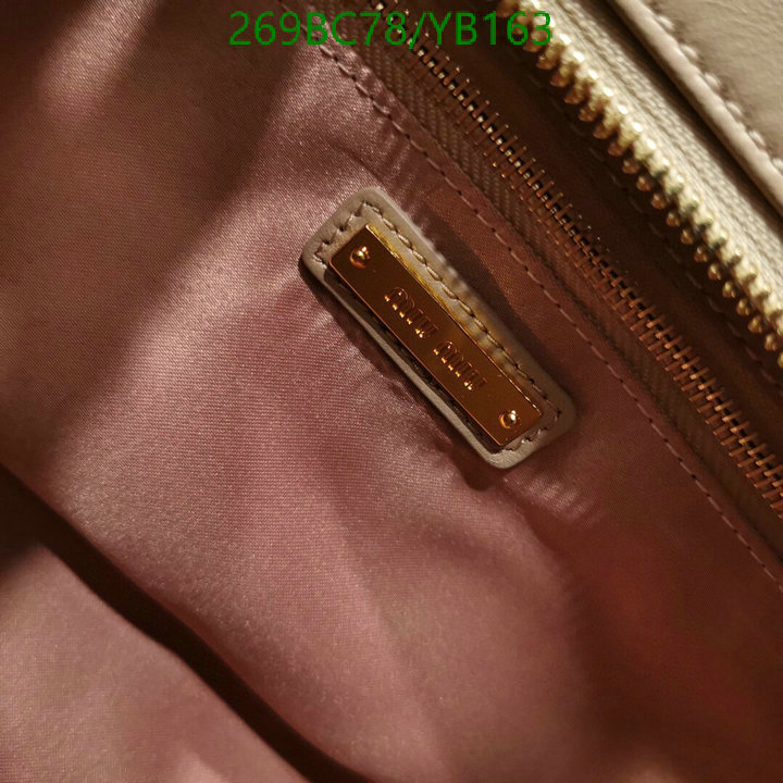 Miu Miu Bag-(Mirror)-Handbag-,Code: YB163,$: 269USD