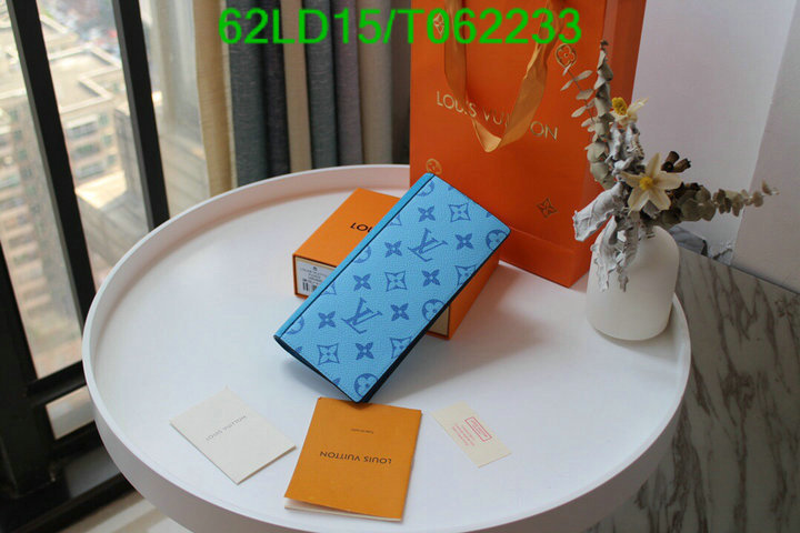 LV Bags-(Mirror)-Wallet-,Code: T062233,$: 62USD